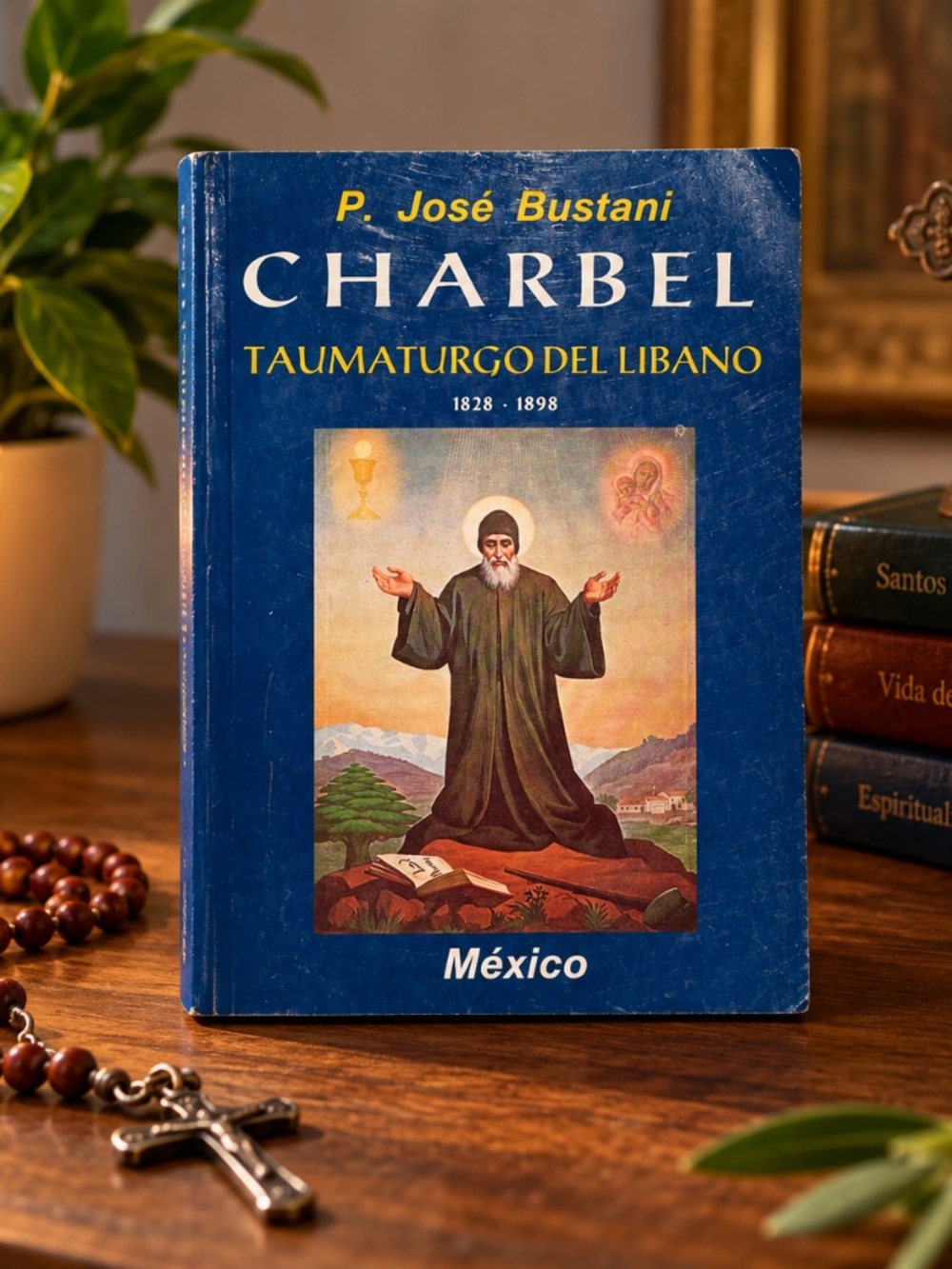 Charbel Taumaturgo del Libano Jose Bustani 2009 14th Ed Spanish Saint Catholic